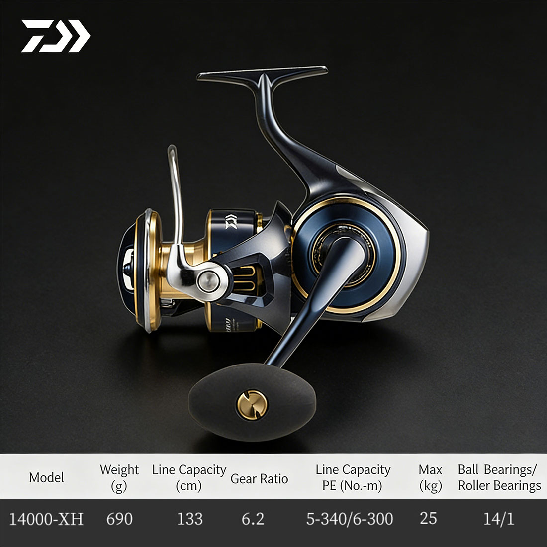 Abu Garcia Reel Max - Оригинальная спиннинговая катушка DAIWA 2025 SALTIGA