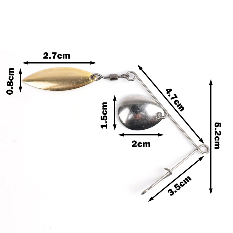 OUTKIT 5 шт. 2,5 г Спиннер Рыб – обзор и цена Fishing Lure Buzzbait