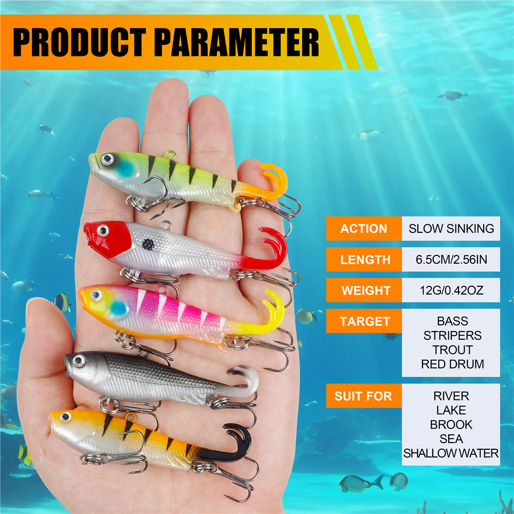 5 шт. предварительно оснащенны – обзор и цена Fishing Lure Spinnerbait