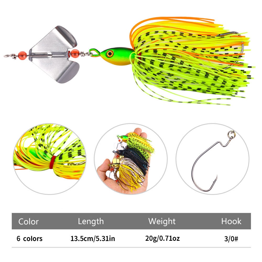 1 шт. 13,5 см 20 г Рыболовная  – обзор и цена Fishing Lure Buzzbait