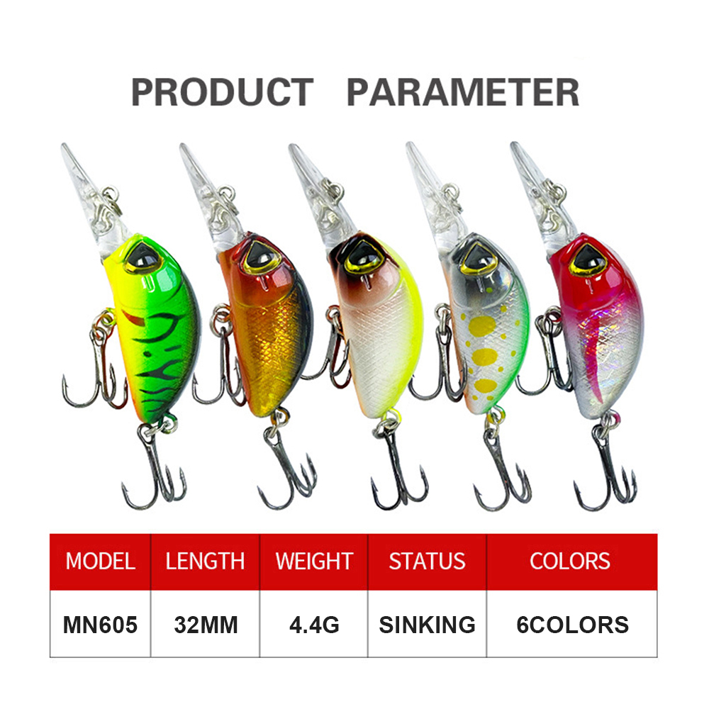 3,2 см, 4,4 г, рыболовные прим – обзор и цена Fishing Lure Jerkbait